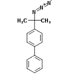 CAS#: 51677-40-8, 4-(2-Azido-2-Propanyl)Biphenyl