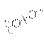 CAS 登录号：51688-32-5， 4-[(4-氨基苯基)磺酰基]-N,N-二乙基苯胺