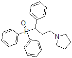 CAS 登录号：51713-15-6， 二苯基[alpha-[2-(1-吡咯烷基)乙基]苄基]氧膦