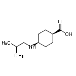 CAS#: 518336-29-3, cis-4-(Isobutylamino)Cyclohexanecarboxylic Acid
