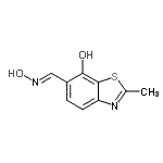 CAS#: 51834-85-6, 6-[(E)-(Hydroxyimino)Methyl]-2-Methyl-1,3-Benzothiazol-7-Ol