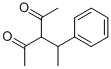CAS 登录号：5186-08-3， 3-(1-苯基-乙基)-戊烷-2,4-二酮