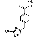 CAS 登录号：518996-48-0， 4-[(3-氨基-1H-1,2,4-三唑-1-基)甲基]苯甲酰肼