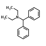 CAS 登录号：519-72-2， N-(二苯基甲基)-N-乙基乙胺