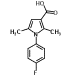 CAS#: 519151-74-7, 1-(4-Fluorophenyl)-2,5-Dimethyl-1H-Pyrrole-3-Carboxylic Acid