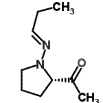 CAS 登录号：519183-52-9， 1-{(2S)-1-[(E)-丙亚基氨基]-2-吡咯烷基}乙酮