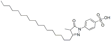 CAS 登录号：51929-92-1， 4-(3-十七烷基-4,5-二氢-4-甲基-5-氧代-1H-吡唑-1-基)苯磺酸