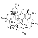 CAS#: 51963-55-4, (7S,9E,11S,12R,13S,14R,15R,16R,17S,18S,26E)-2,15,17,29-Tetrahydroxy-26-{[Hydroxy(4-Methyl-1-Piperazinyl)Amino]Methylene}-11-Methoxy-3,7,12,14,16,18,22-Heptamethyl-6,23,27-Trioxo-8,30-Dioxa-24-Azatetra Cyclo[23.3.1.1<Sup>4,7</Sup>.0<Sup>5,28</Sup>]Triaconta-1(28),2,4,9,19,21,25(29)-Heptaen-13-Yl Acetate