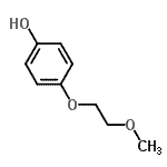 CAS 登录号：51980-60-0， 4-(2-甲氧基乙氧基)苯酚