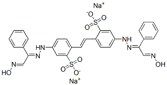 CAS#: 51980-71-3, Disodium 4,4'-Bis[[2-(Hydroxyimino)-1-Phenylethylidene]Hydrazino]Stilbene-2,2'-Disulphonate