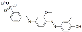 CAS 登录号：51988-24-0， 3-[3-甲氧基-4-[(2Z)-2-(3-甲基-4-氧代-1-环己-2,5-二烯亚基)肼基]苯基]偶氮苯磺酸锂