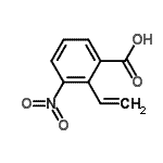 CAS 登录号：521074-27-1， 3-硝基-2-乙烯基苯甲酸
