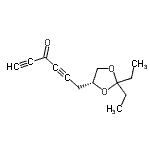 CAS#: 521078-62-6, 6-[(4R)-2,2-Diethyl-1,3-Dioxolan-4-Yl]-1,4-Hexadiyn-3-One