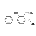 CAS 登录号：521273-11-0， 3-乙基-4-甲氧基-2-联苯醇