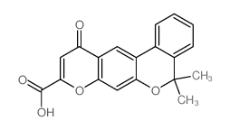 CAS#: 52156-73-7, 5,5-Dimethyl-11-oxo-5H,11H-[2]Benzopyrano[4,3-g][1]benzopyran-9-carboxylic acid
