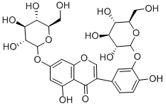 CAS 登录号：52187-80-1， 四羟黄酮-3',7-二-O-葡糖苷