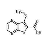 CAS#: 521948-60-7, 7-(Methylsulfanyl)Thieno[2,3-b]Pyrazine-6-Carboxylic Acid