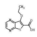 CAS#: 521948-77-6, 7-Ethoxythieno[2,3-b]Pyrazine-6-Carboxylic Acid
