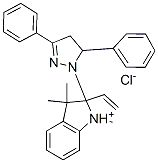 CAS#: 52204-20-3, 2-2-(4,5-Dihydro-3,5-Diphenyl-1H-Pyrazol-1-Yl)Ethenyl-1,3,3-Trimethyl-3H-Indolium Chloride