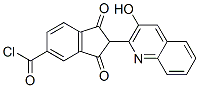 CAS 登录号：52237-05-5， 2-(3-羟基-2-喹啉基)-1,3-二氧代茚满-5-甲酰氯