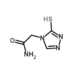 CAS 登录号：522644-59-3， 2-(5-硫代-1,5-二氢-4H-1,2,4-三唑-4-基)乙酰胺