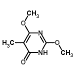 CAS 登录号：52280-99-6， 2,6-二甲氧基-5-甲基-4(1H)-嘧啶酮
