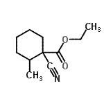 CAS 登录号：5231-79-8， 乙基1-氰基-2-甲基环己甲酸酯