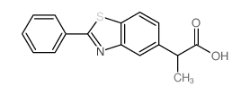 CAS#: 52321-65-0, alpha-Methyl-2-Phenyl-5-Benzothiazoleacetic Acid