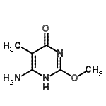 CAS 登录号：52386-30-8， 6-氨基-2-甲氧基-5-甲基-4(1H)-嘧啶酮