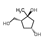 CAS 登录号：524011-36-7， (1S,3R,5R)-5-(羟基甲基)-1-甲基-1,3-环戊烷二醇