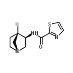 CAS#: 524012-52-0, N-[(3R,4S)-1-Azabicyclo[2.2.1]Hept-3-Yl]-1,3-Thiazole-2-Carboxamide
