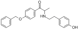 CAS#: 52446-73-8, 2-[[2-(4-Hydroxyphenyl)Ethyl]Amino]-1-[4-(Phenylmethoxy)Phenyl]-1-Propanone