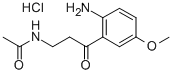 CAS 登录号：52450-39-2， N-[3-(2-氨基-5-甲氧基苯基)-3-氧代丙基]-乙酰胺