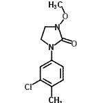 CAS 登录号：52488-23-0， 1-(3-氯-4-甲基苯基)-3-甲氧基-2-咪唑烷酮