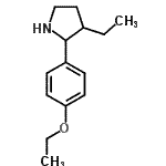 CAS 登录号：524918-27-2， 2-(4-乙氧基苯基)-3-乙基吡咯烷