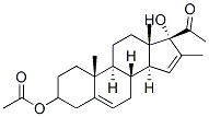 CAS 登录号：5251-31-0， 3,17-二羟基-16-甲基孕甾-5,15-二烯-20-酮 3-乙酸酯