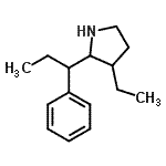 CAS#: 525537-19-3, 3-Ethyl-2-(1-Phenylpropyl)Pyrrolidine