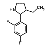 CAS#: 525537-88-6, 2-(2,4-Difluorophenyl)-3-Ethylpyrrolidine