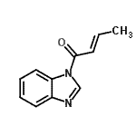 CAS 登录号：525561-48-2， (2E)-1-(1H-苯并咪唑-1-基)-2-丁烯-1-酮