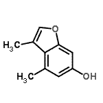 CAS#: 525584-09-2, 3,4-Dimethyl-1-Benzofuran-6-Ol
