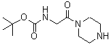 CAS 登录号：525587-00-2， (2-氧代-2-哌嗪-1-基-乙基)-氨基甲酸叔丁酯