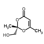 CAS 登录号：525600-95-7， (2S)-2-(羟基甲基)-2,6-二甲基-4H-1,3-二恶英-4-酮