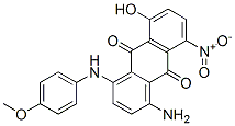CAS#: 52576-59-7, 1-Amino-5-Hydroxy-4-[(4-Methoxyphenyl)Amino]-8-Nitroanthraquinone