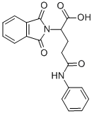 CAS 登录号：52604-91-8， 5-苯胺基-2-(1,3-二氧代-1,3-二氢-2H-异吲哚-2-基)-5-氧代戊酸水合物