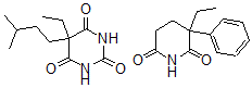 CAS 登录号：52623-89-9， 5-乙基-5-(3-甲基丁基)-2,4,6(1H,3H,5H)-嘧啶三酮与 3-乙基-3-苯基-2,6-哌啶二酮混合物
