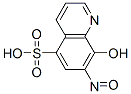 CAS 登录号：5263-74-1， 8-羟基-7-亚硝基-5-喹啉磺酸