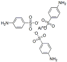 CAS 登录号：52736-17-1， 三(对氨基苯磺酸)铝