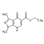 CAS#: 52744-83-9, Ethyl 1,3-Dimethyl-4-Oxo-4,7-Dihydro-1H-Pyrazolo[3,4-b]Pyridine-5-Carboxylate