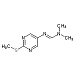 CAS 登录号：52767-93-8， N,N-二甲基-N'-[2-(甲硫基)-5-嘧啶基]亚氨代甲酰胺