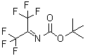 CAS 登录号：52786-55-7， (2,2,2-三氟-1-三氟甲基-乙亚基)-氨基甲酸叔丁酯
